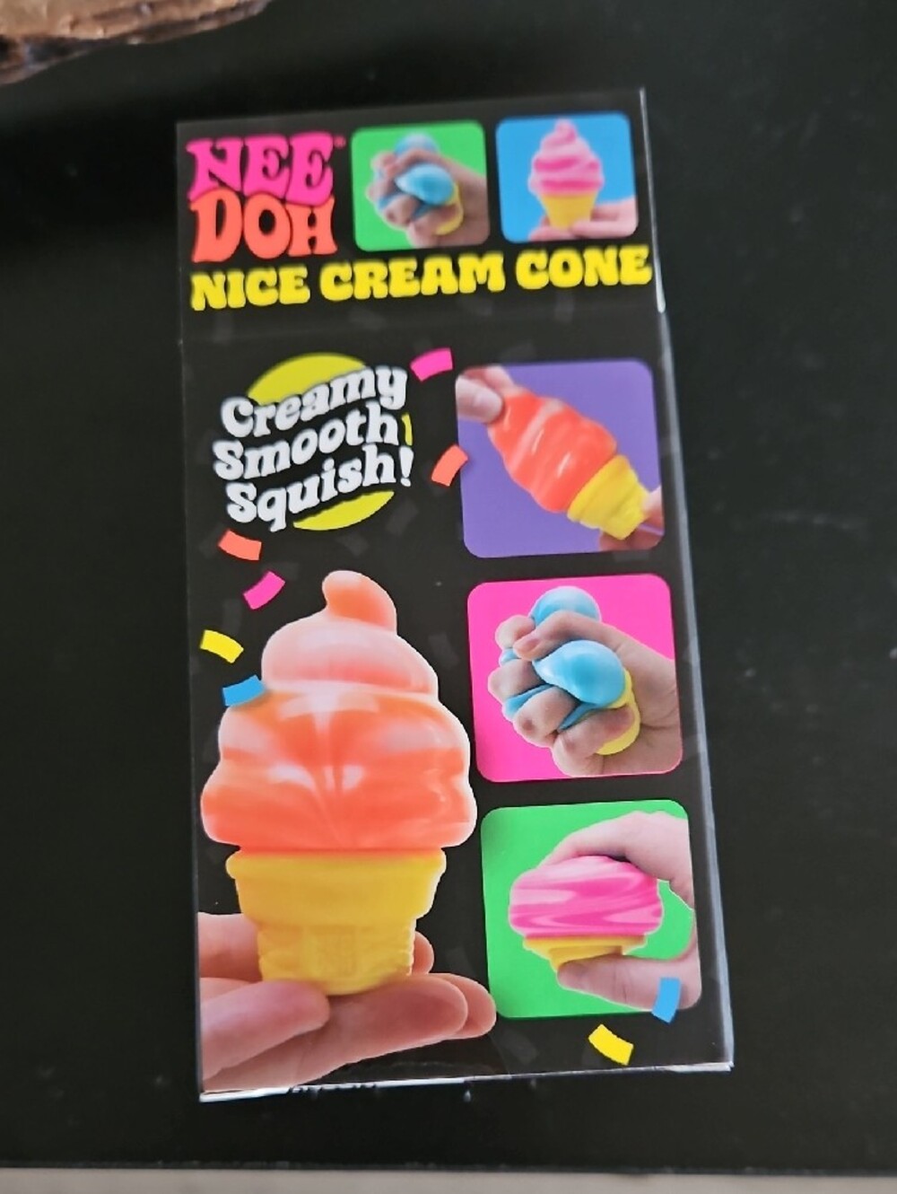 NeeDoh Nice Cream Cone Squishy Toy - NIB - Picture 3 of 4
